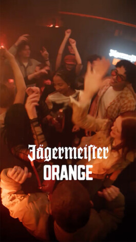 lowres highlife social media content motion design jägermeister orange wirdrehenauf